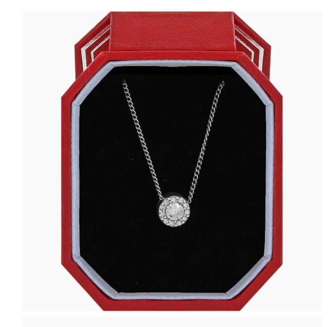 Illumina Solitaire Necklace Gift Box, Colour: Silver