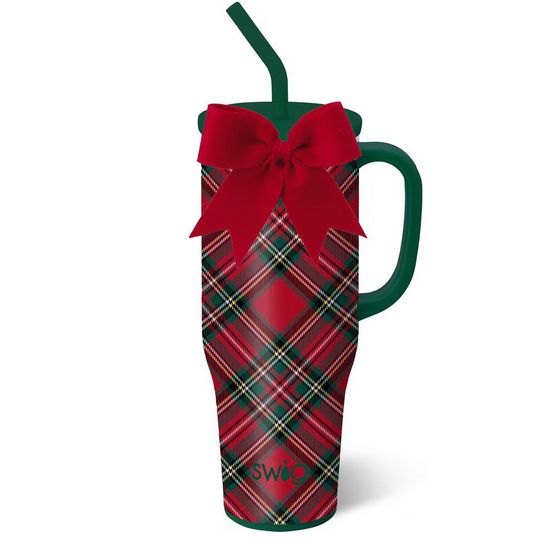 Christmas Plaid Mega Mug 40oz