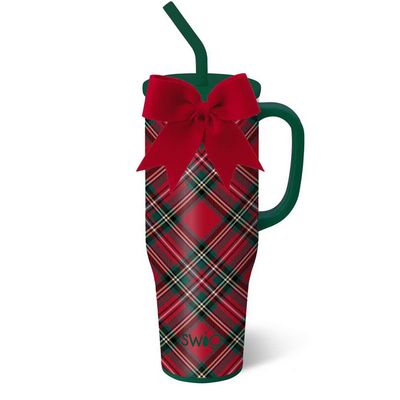 Christmas Plaid Mega Mug 40oz