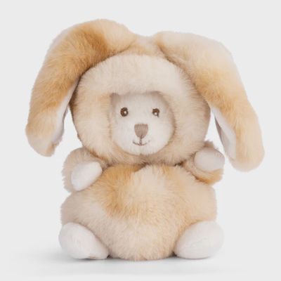 Bukowski Bears Ziggy Winter Rabbit plush toy in tan, 6 inches tall, shown against a neutral studio background