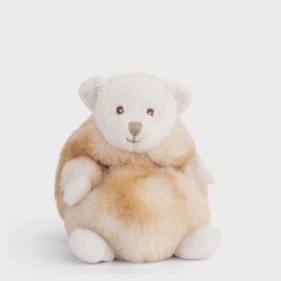 Tan plush rabbit toy from Bukowski Bears Ziggy Winter collection, 6 inches, displayed in a lifestyle setting