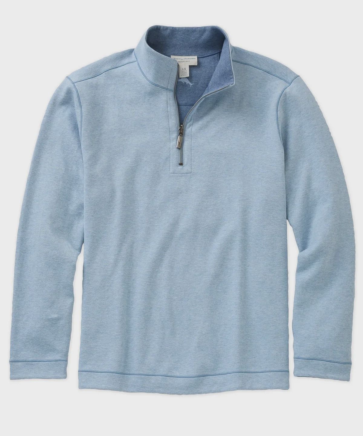 Flipview Blue Muscari Heather Half Zip, Size: M