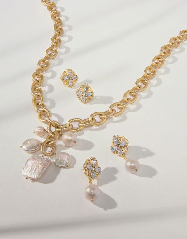 Diana Necklace Gold/Pearl