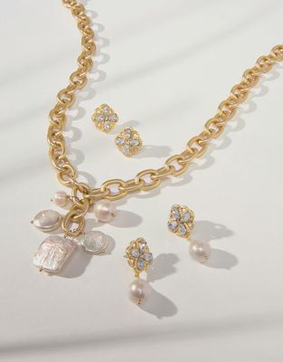 Diana Necklace Gold/Pearl