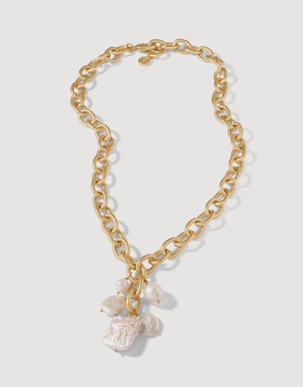 Diana Necklace Gold/Pearl