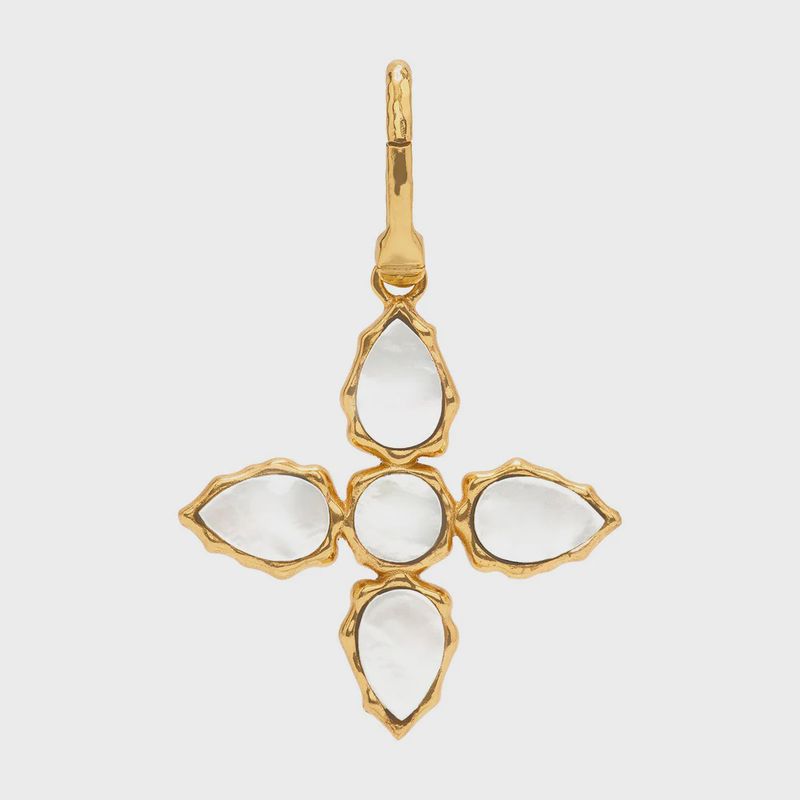 Aurora Double Sided Pendant - Abalone/MOP
