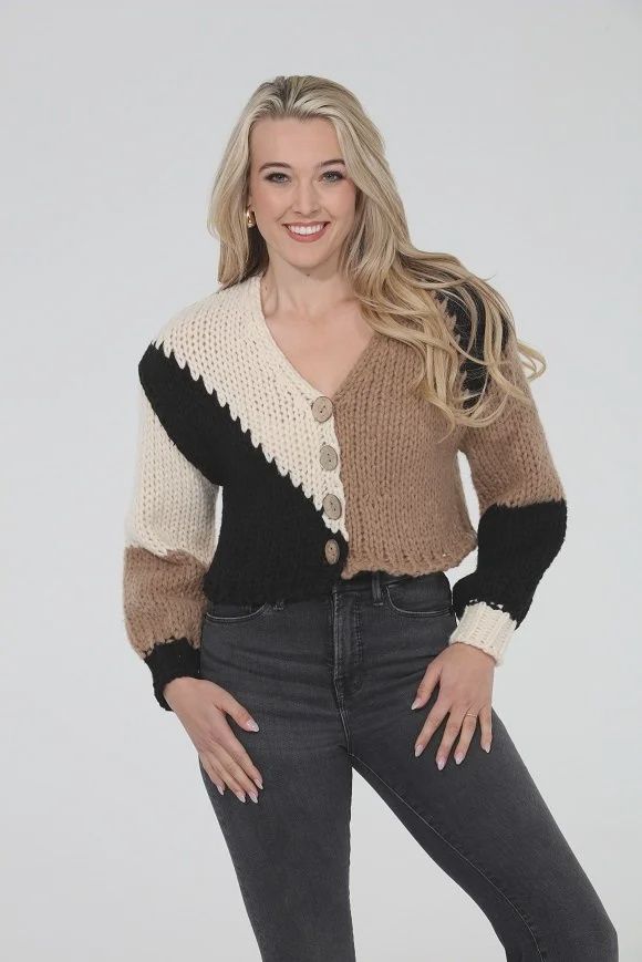 Zinnia Patch Sweater, Size: S