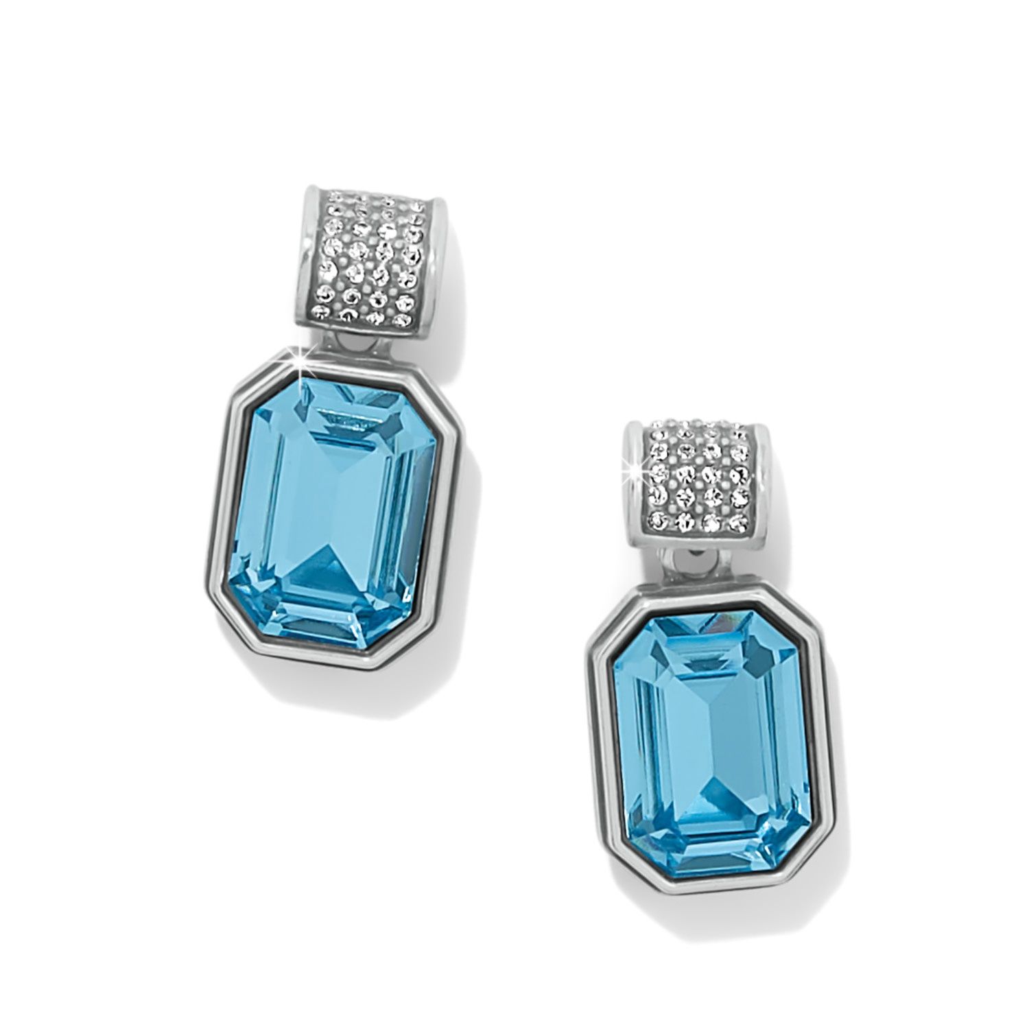 Meridian Aurora 67 Post Earrings, Colour: Aqua