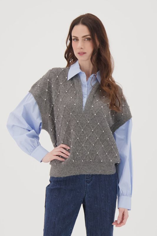 Fooler’ Loose Fit Sweater Vest