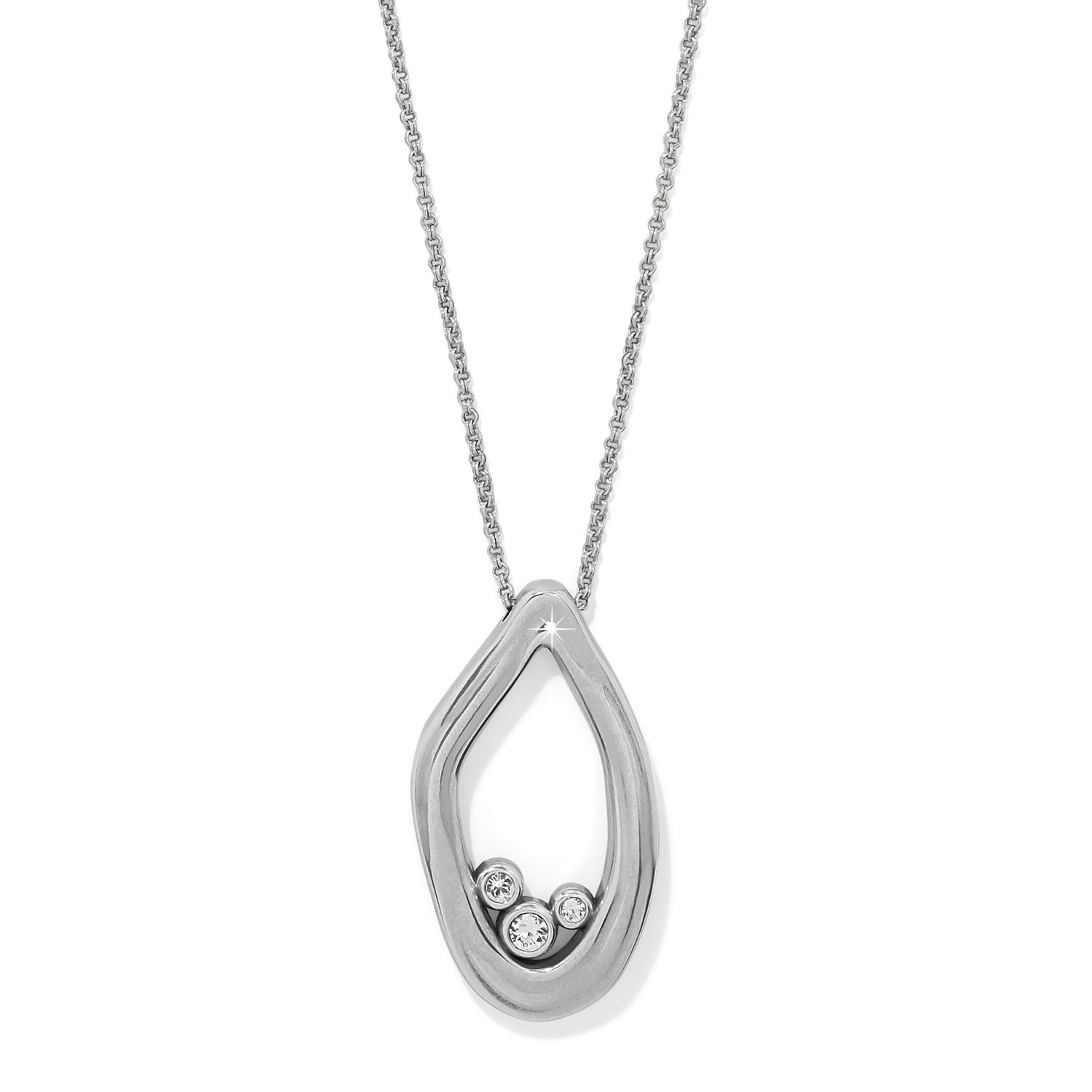 Cascade Lumina Necklace, Colour: Silver