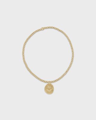 Extends Classic Gold 2mm Bracelet - Inspire Love Small Gold Disc