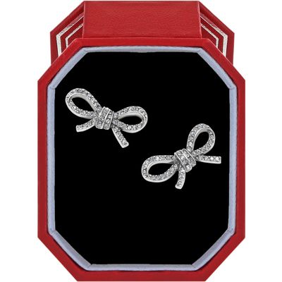 Illumina Bow Post Earrings Gift Box