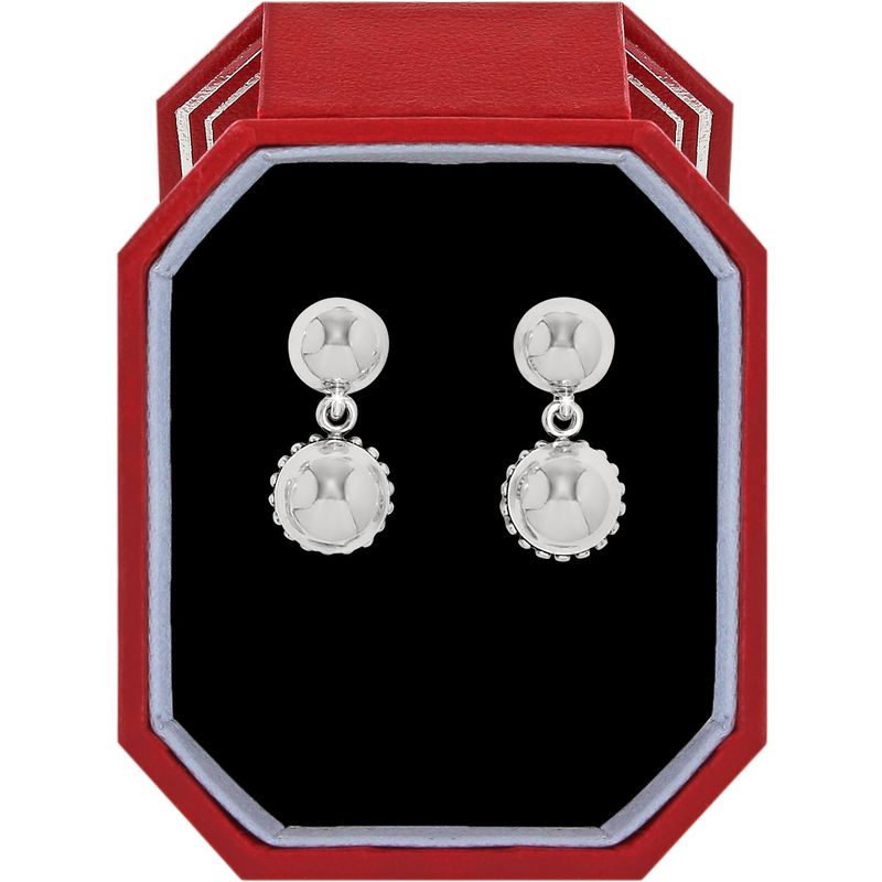 Pretty Tough Bold Stud Post Drop Earrings Gift Box