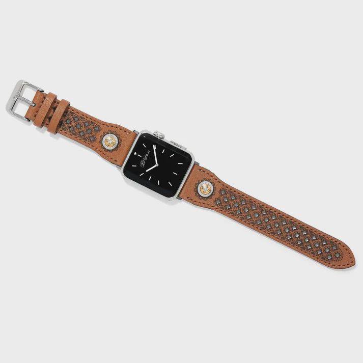 Mosaic Leather Watch Band