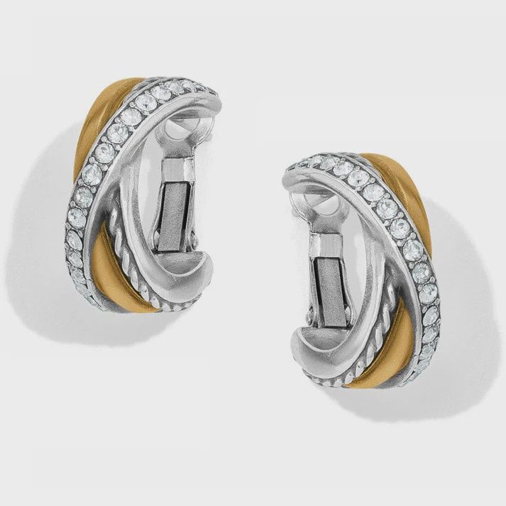 Neptune&#39;s Rings Post Hoop Earrings