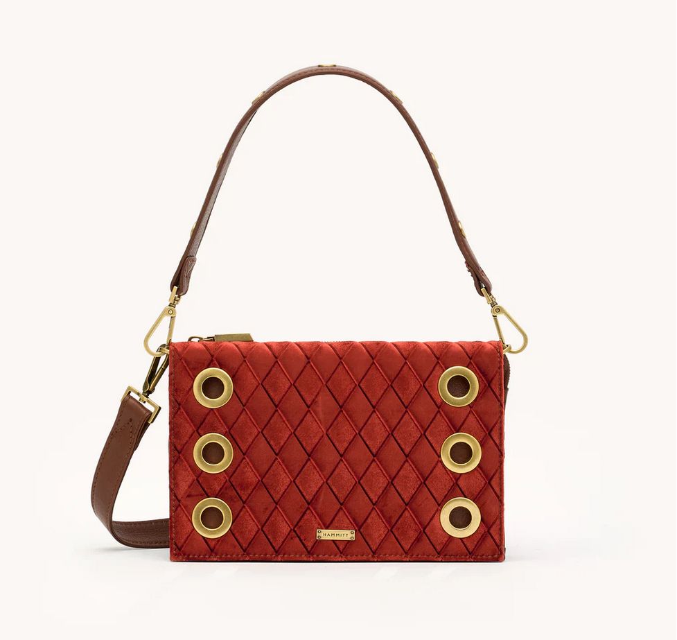 Montana Clutch Sml - Monarch Velvet/Antique Gold