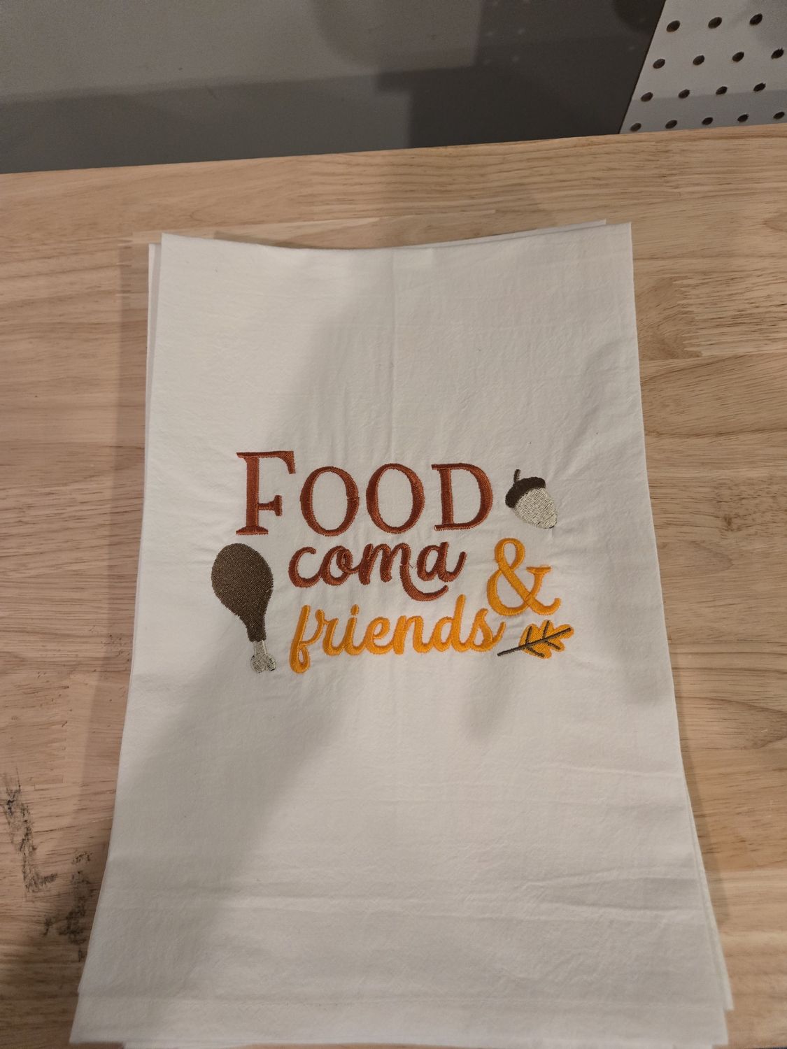 Food Coma &amp; Friends Dishtowel