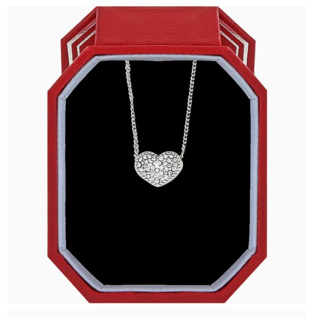 Illumina Celeste Heart Petite Necklace Gift Box, Colour: Silver