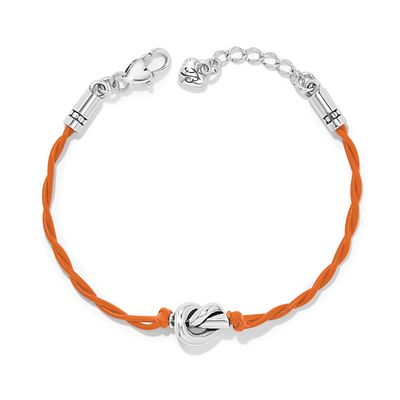 Interlok Single Knot Leather Bracelet