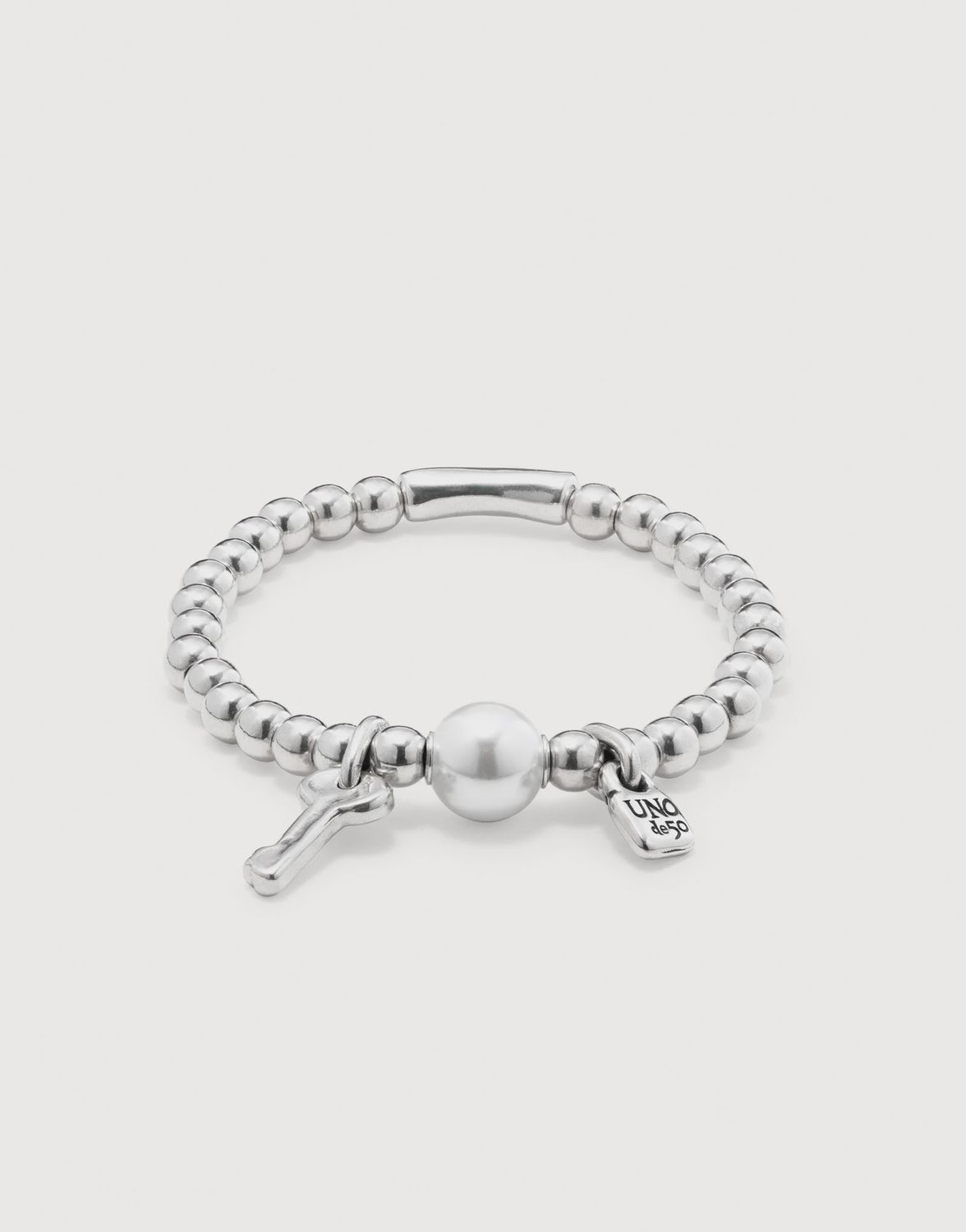 Llavestruz Pearl Beaded Stretch Bracelet