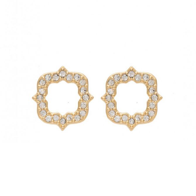 Sea La Vie Stud Earrings Luck/Quatrefoil