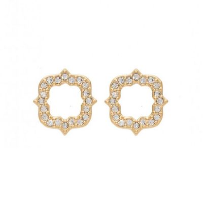 Sea La Vie Stud Earrings Luck/Quatrefoil