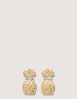 Sea La Vie Stud Earrings Thanks/Pineapple