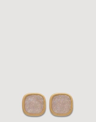 Sea La Vie Stud Earrings Breathe/Cream Druzy
