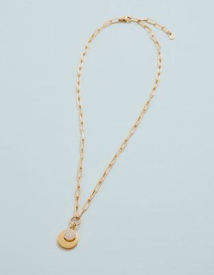Drayton Necklace 18" Crystal