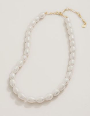 Baroque Pearl Necklace 16" Pearl