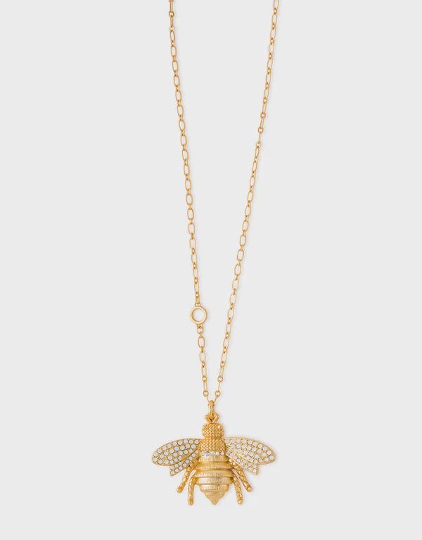 Bee Toggle Necklace 34&quot;