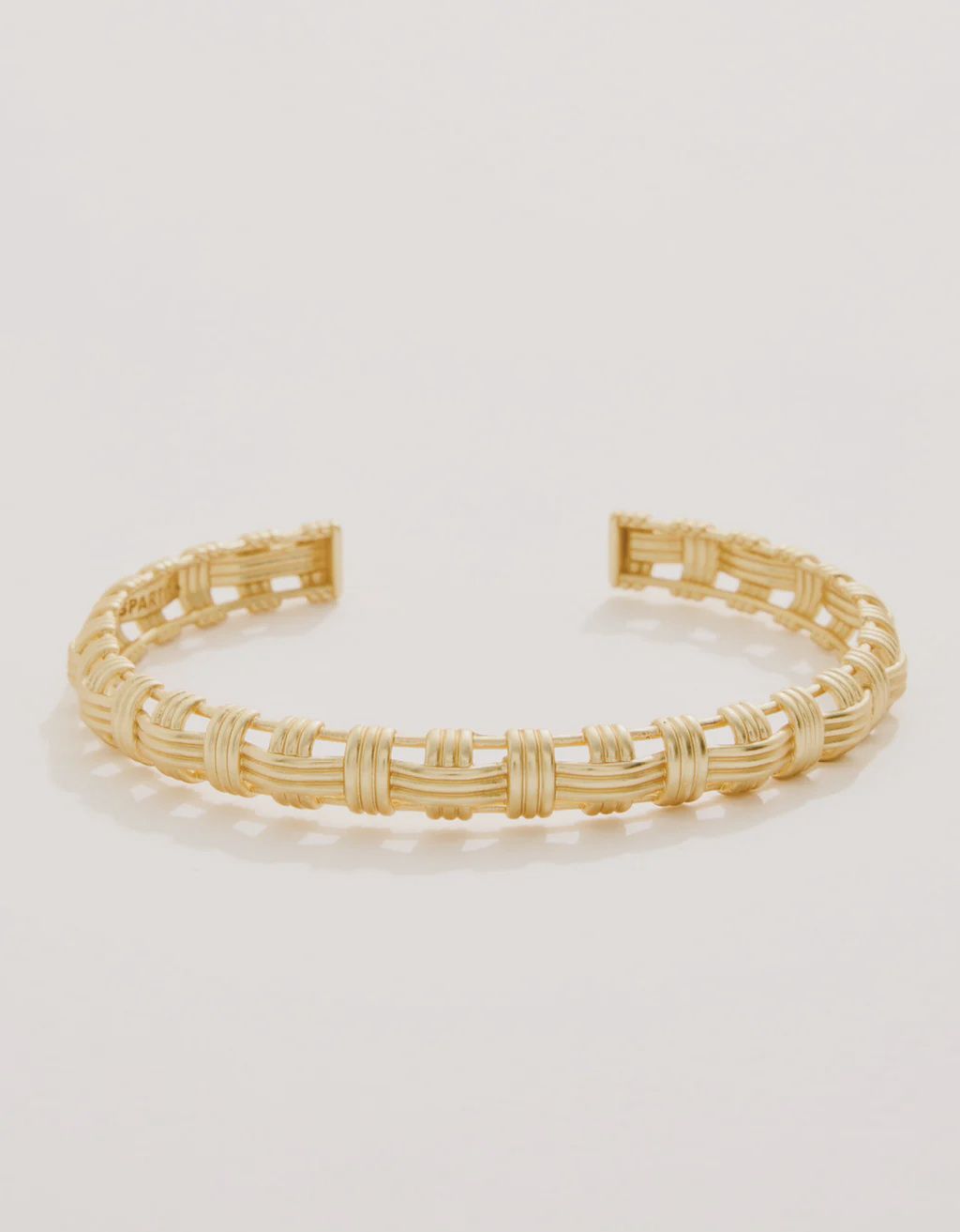 Basket Weave Cuff Gold