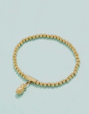 Charming Stretch Bracelet 4mm Pineapple