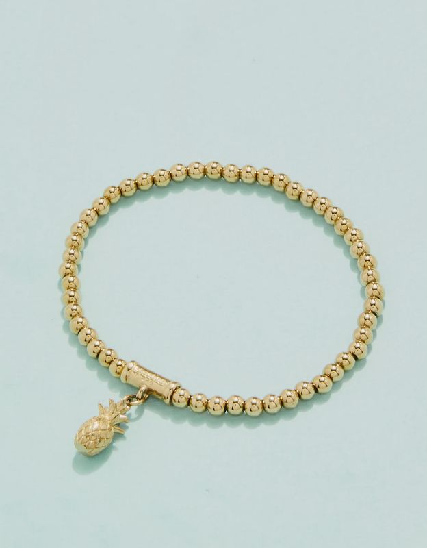 Charming Stretch Bracelet 4mm Pineapple