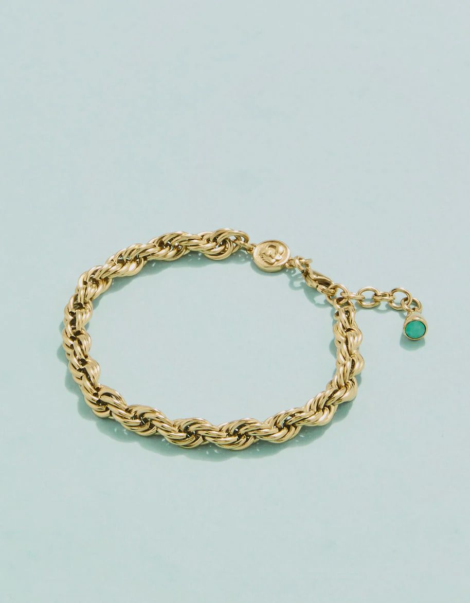 Chunky May River Bracelet 7.25-8&quot; Gold