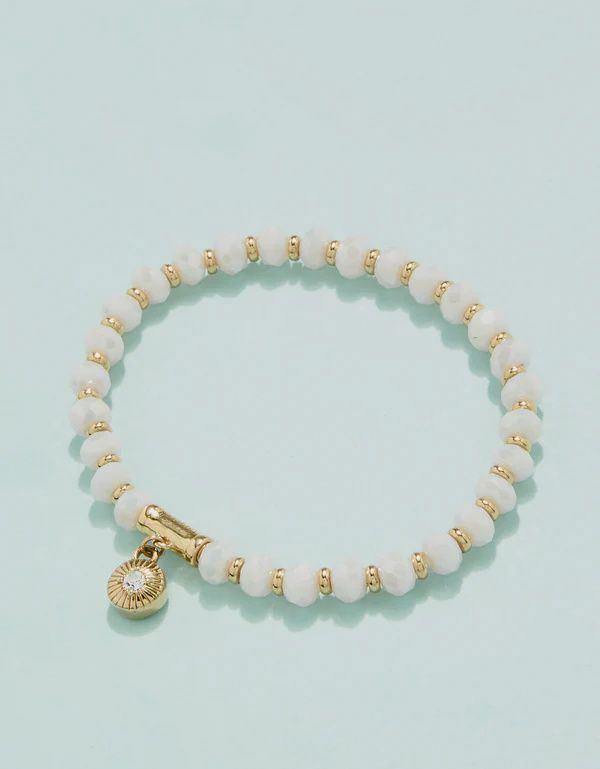 Alljoy Stretch Bracelet 6mm Cream