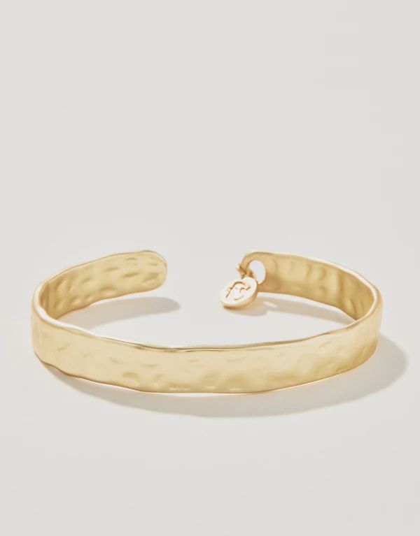 Hammered Cuff Gold