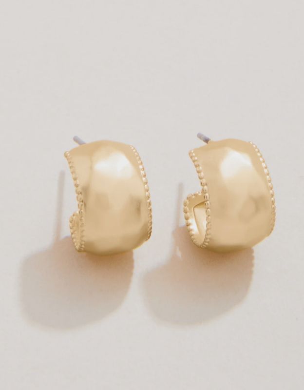 Martha Hoop Earrings 15mm