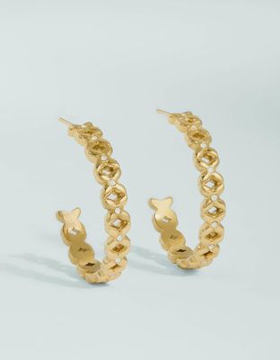 Bridge Street Hoop Earrings 30mm