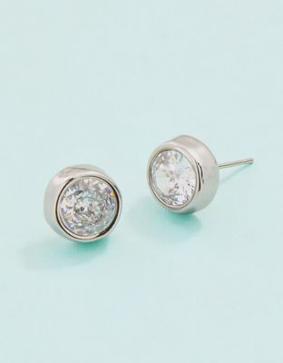 Lighthouse Stud Earrings Cubic Zirconia
