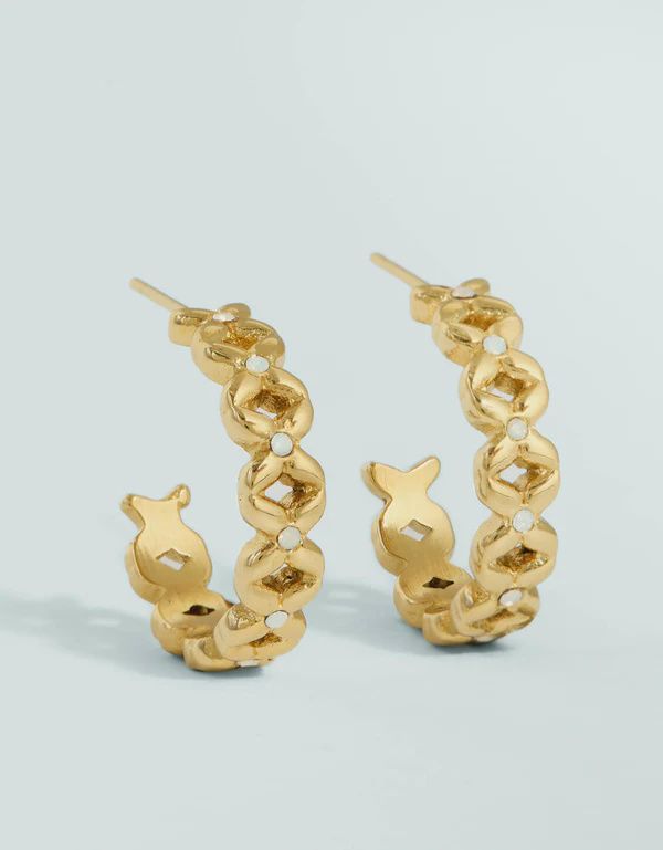 Bridge Street Hoop Earrings 18mm