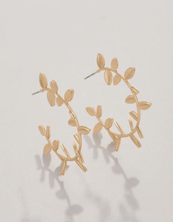 Wildwood Hoop Earrings Gold