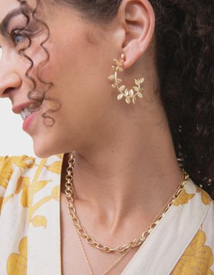 Wildwood Hoop Earrings Gold