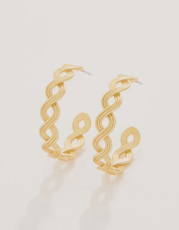 Wilson Creek Hoop Earrings Gold