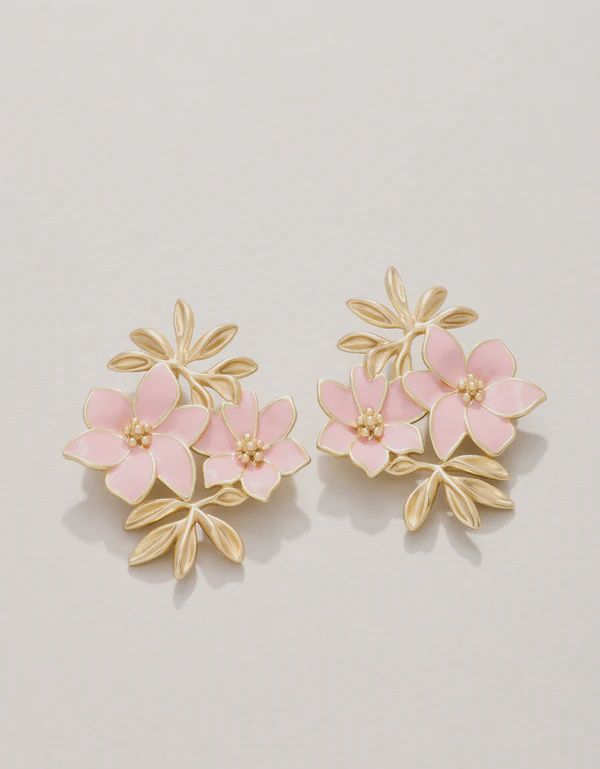 Azalea Earrings Pink