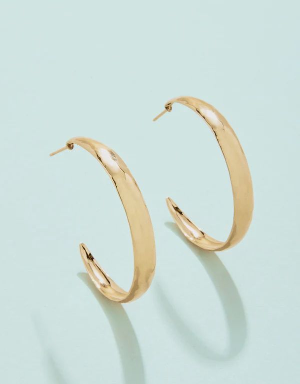 Colleton River Hoop Earrings Gold