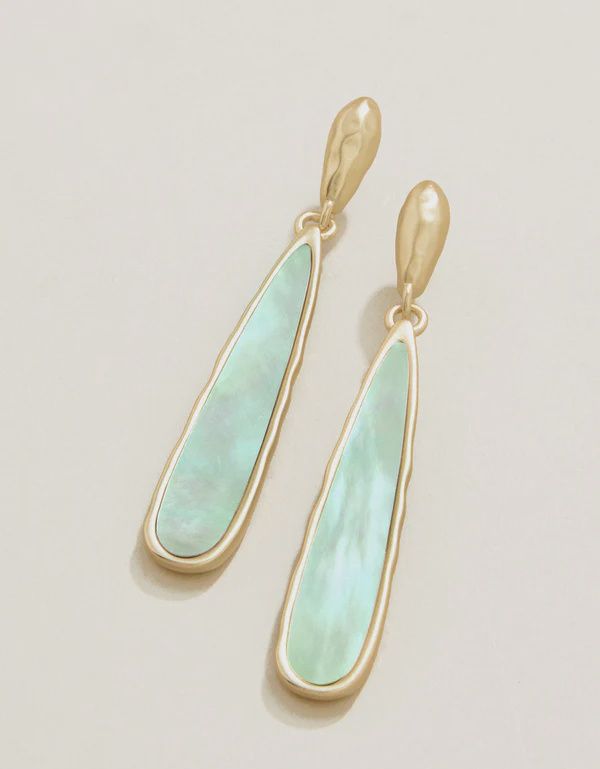 Drip Earrings Seafoam