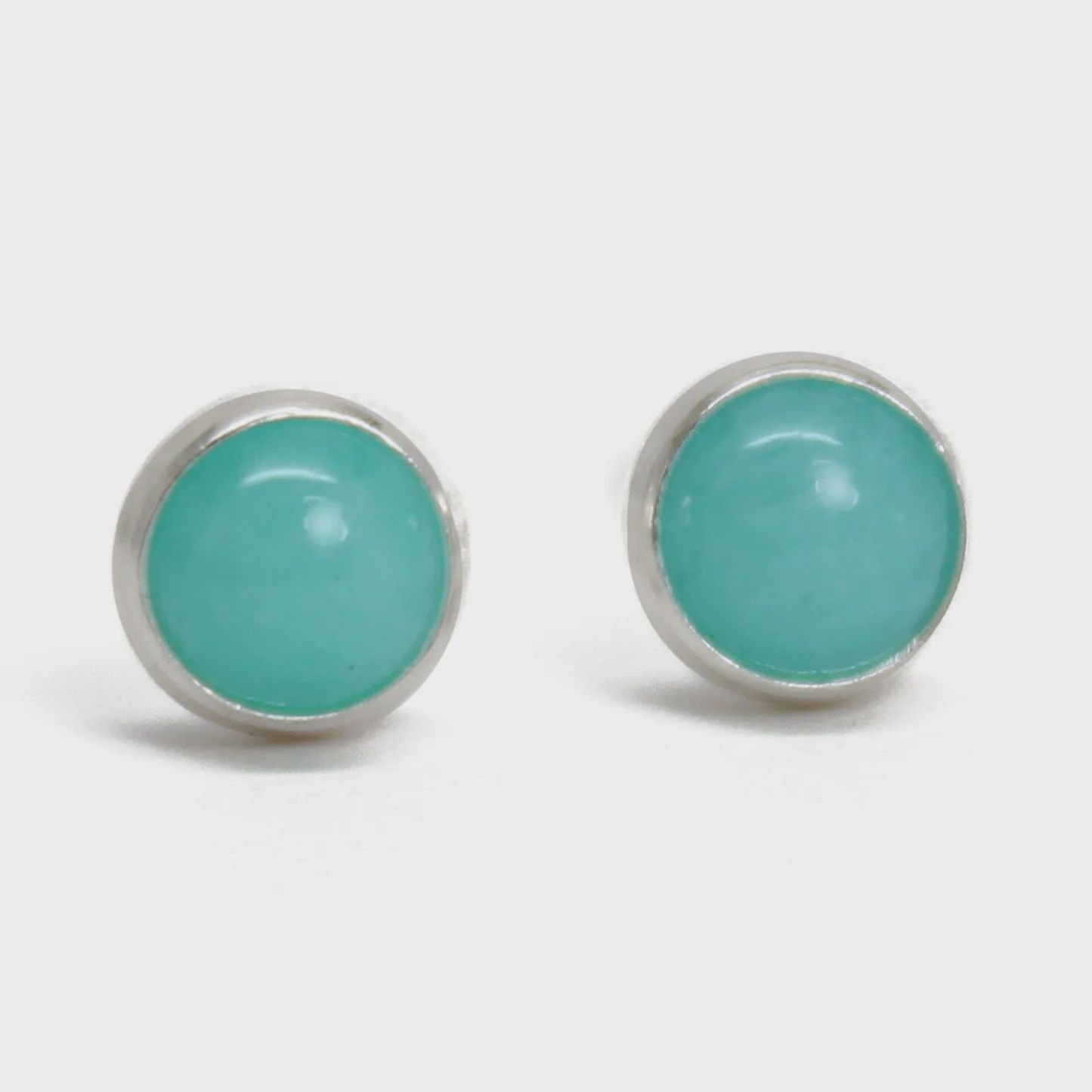 Bauble Stud Earrings Amazonite