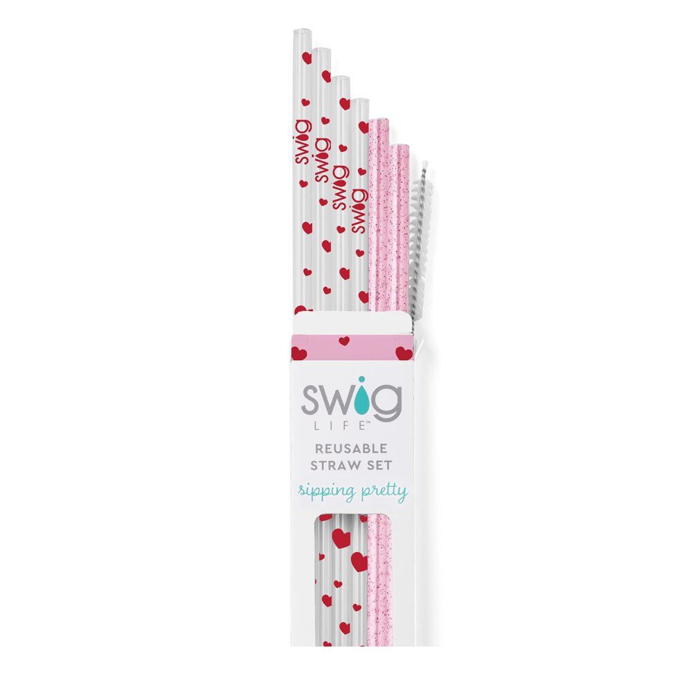 Sweethearts Reusable Straw Set