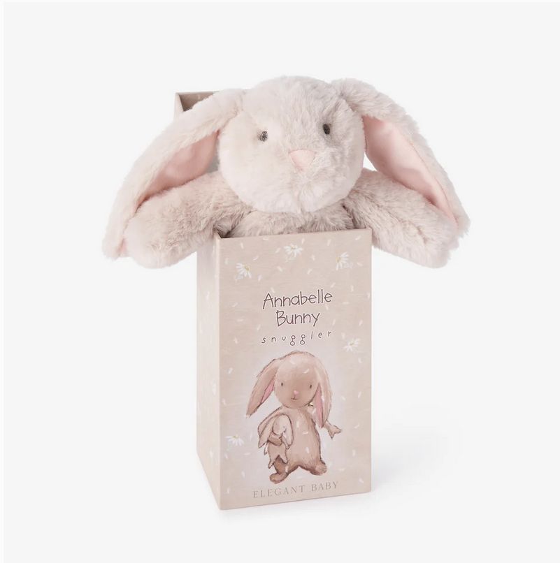 Annabelle Bunny Snuggler Plush Security Blanket w/ Gift Box